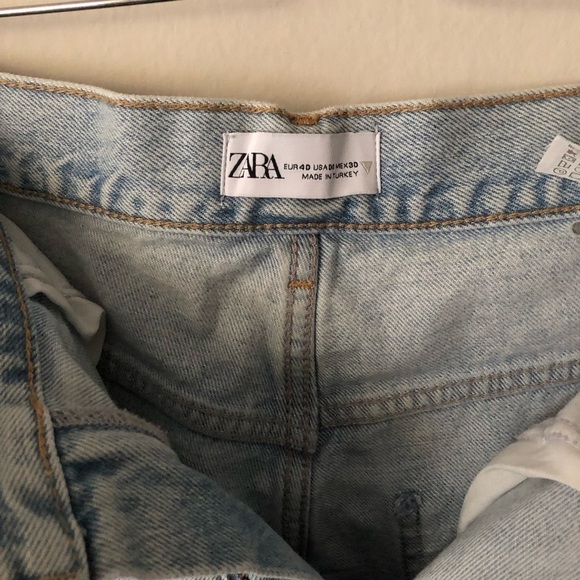 Zara Oversized Baggy Slouch High Rise Mom Jean Pants Size 8 NWT - Picture 8 of 12